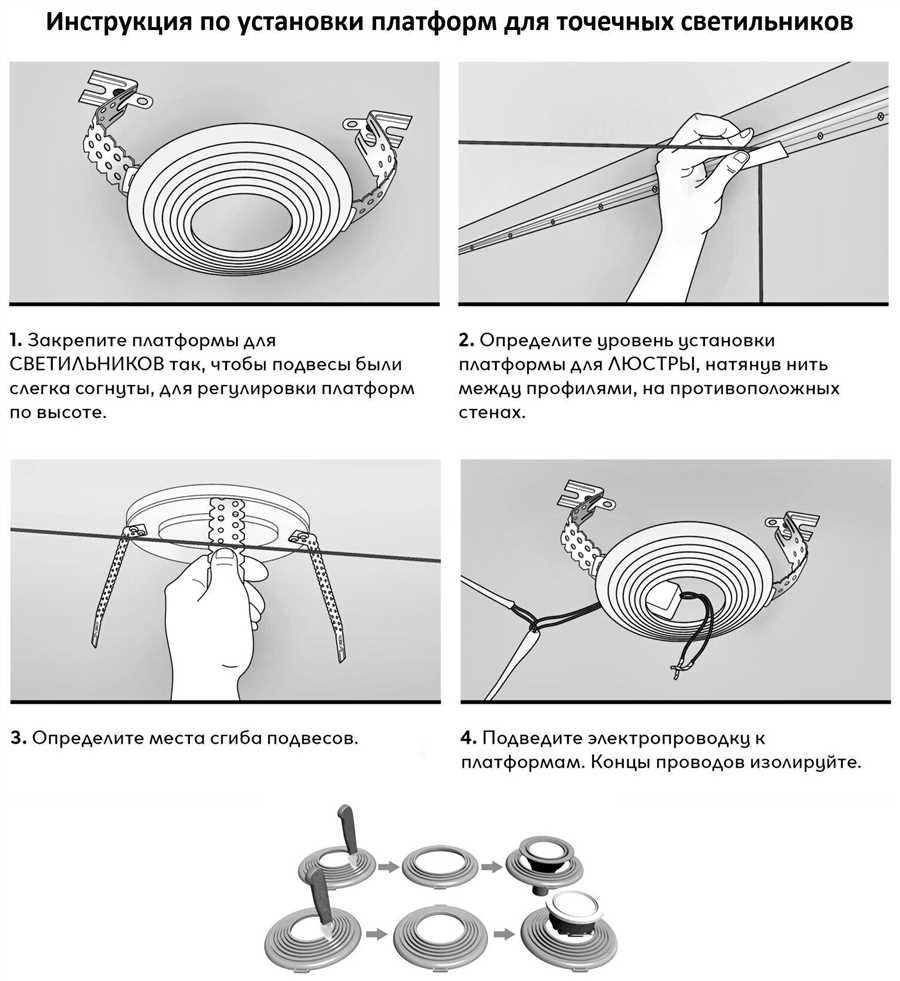 Возможно ли установить точечный светильник в готовый натяжной потолок — особенности и способы